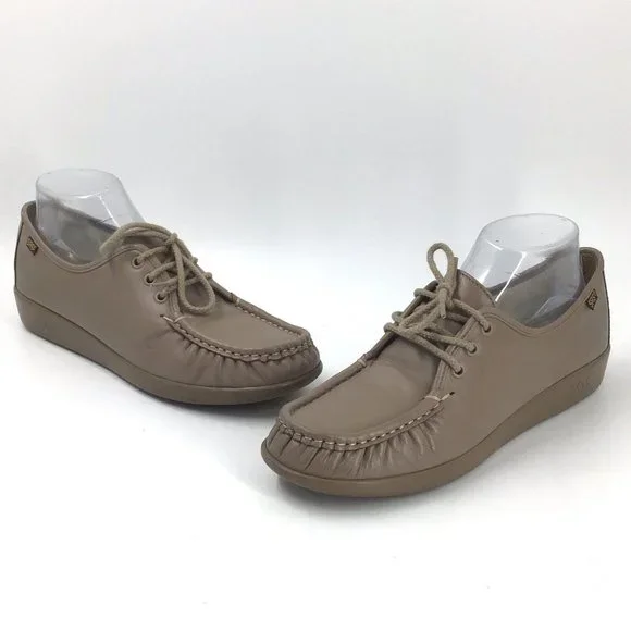 SAS | Shoes | Sas Womens 5 N Siesta Lace Up Loafer Shoes Mocha Tan  Excellent Used Condition | Poshmark